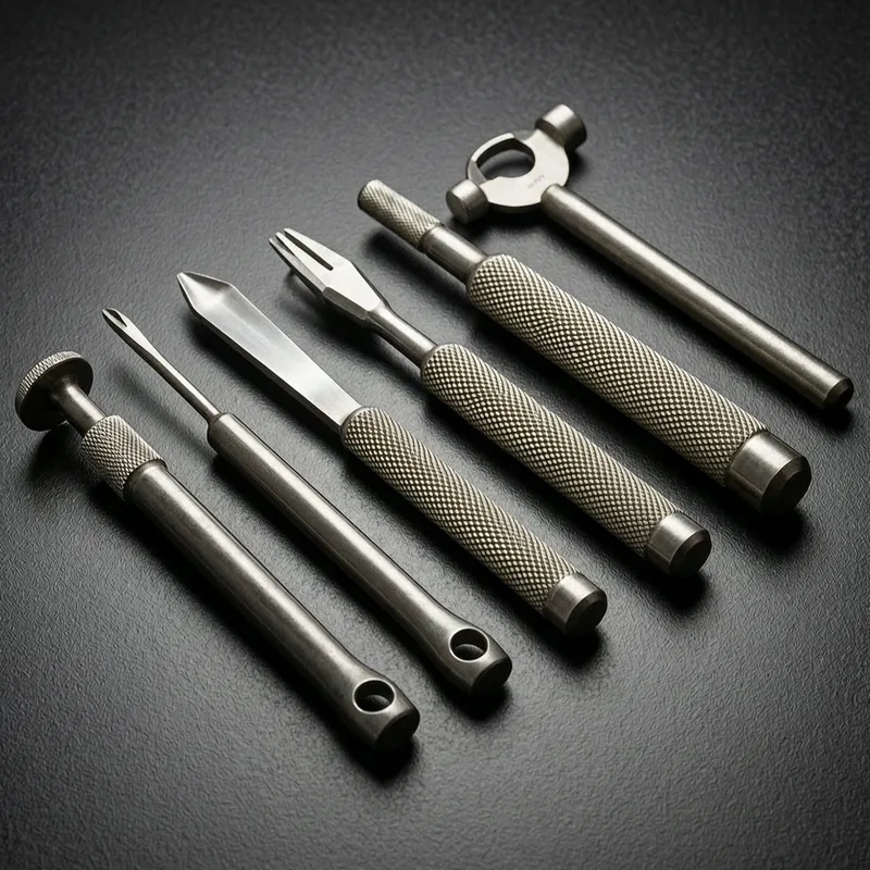 Close-up of high-security lock cylinder and professional key cutting