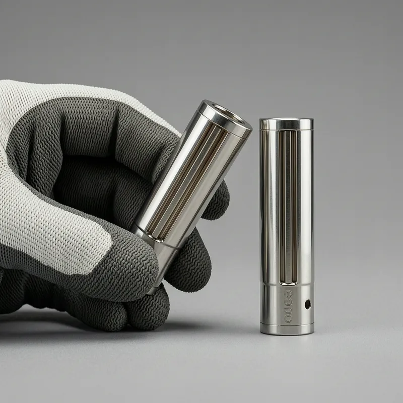 Close-up of high-security lock cylinder and keys
