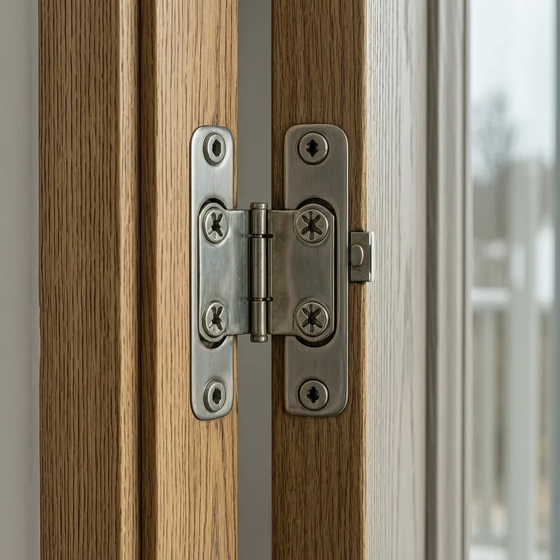 Close-up of a high-security lock cylinder and key